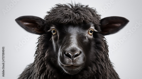 black sheep isolated