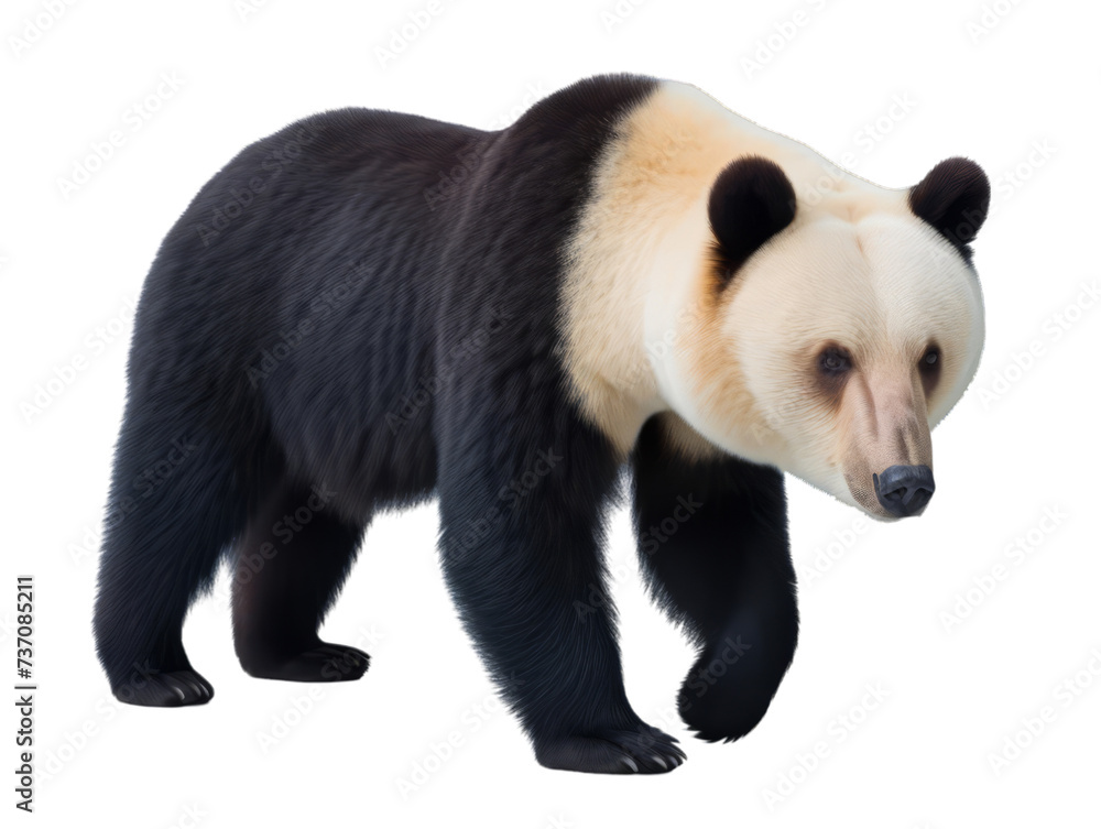 Fototapeta premium Panda isolated on white background