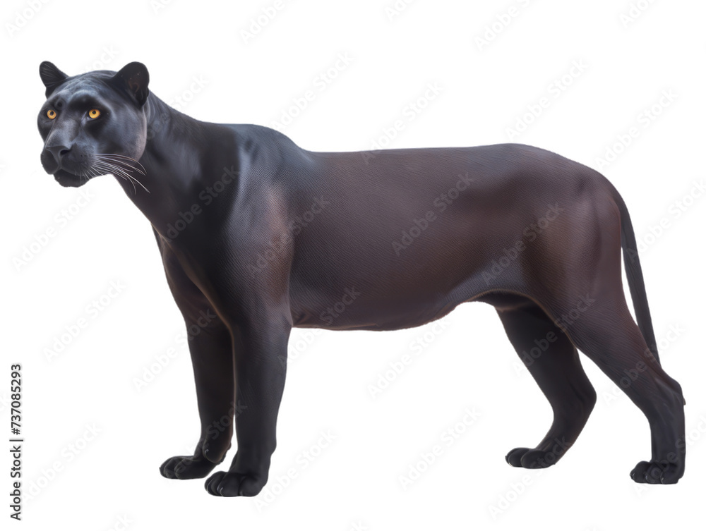 Obraz premium Panther isolated on white background