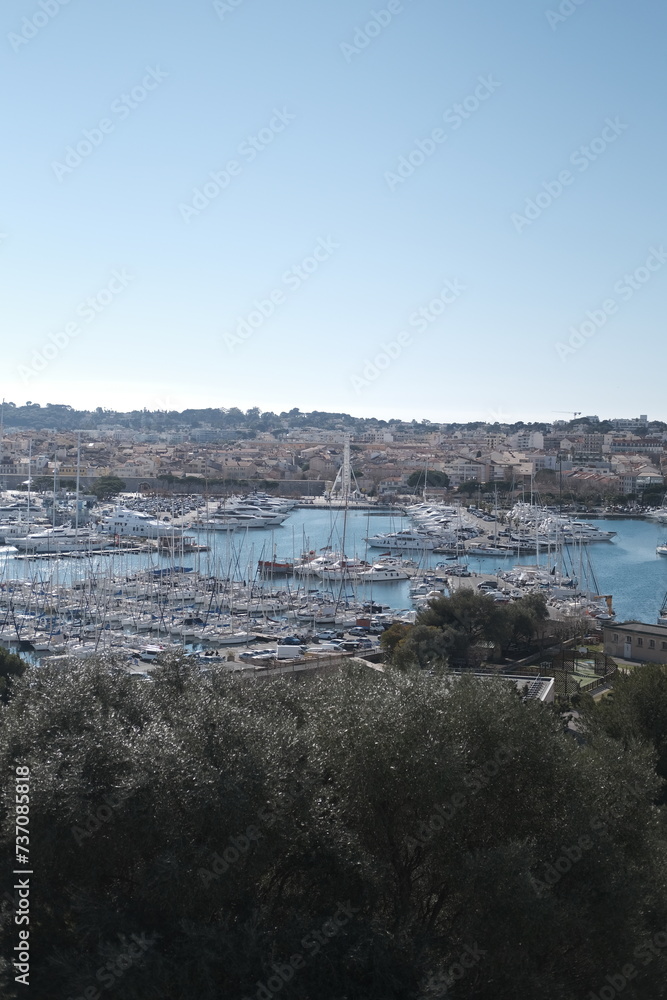Port d'Antibes Côte d'Azur sud de la France