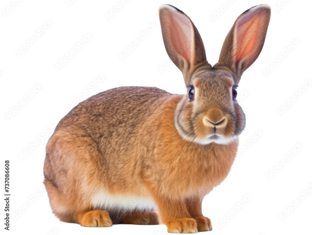 Obraz premium Rabbit isolated on white background