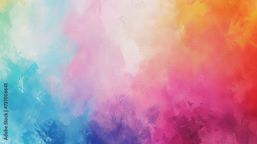 colorful watercolor background.