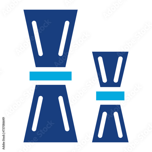 Jigger icon vector image. Can be used for Bar.