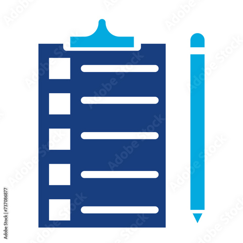 Orders List icon vector image. Can be used for Bar.