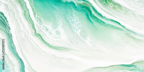 Wallpaper Mural abstract soft blue and green abstract water color ocean wave texture background. Banner Graphic Resource as background for ocean wave and water wave abstract graphics	 Torontodigital.ca