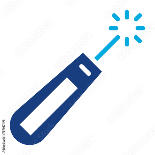 Laser Therapy icon vector image. Can be used for Cosmetology.