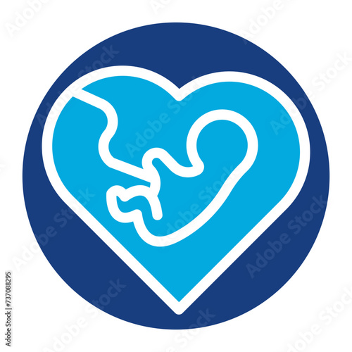 Pregnancy icon vector image. Can be used for Maternity.