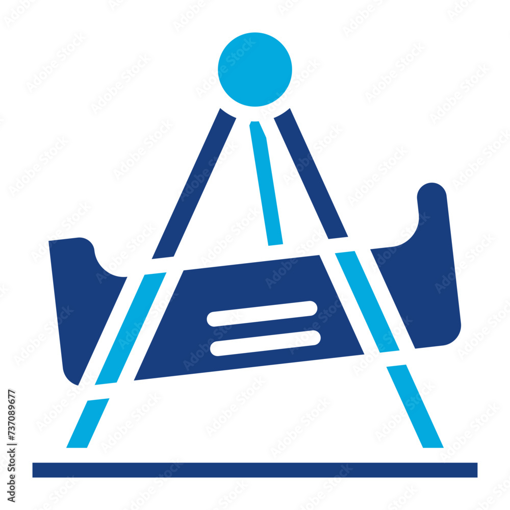Swinging Boat icon vector image. Can be used for Water Park. Swinging Boat icon vector image. Can be used for Water Park.