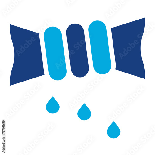 Squeeze icon vector image. Can be used for Laundry.