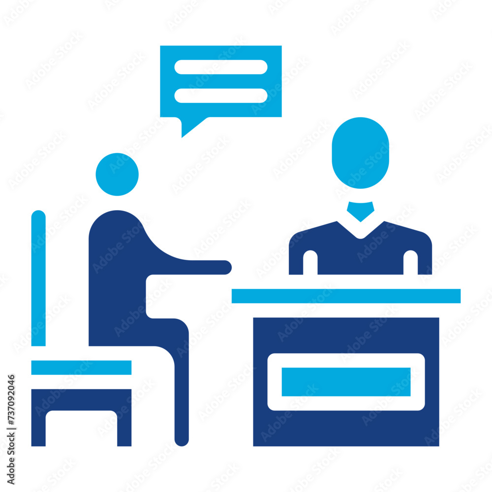 Consultation icon vector image. Can be used for Dermatology. Consultation icon vector image. Can be used for Dermatology.