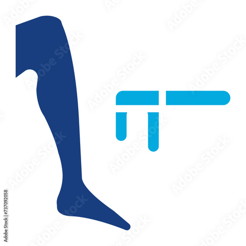 Depilation icon vector image. Can be used for Dermatology.
