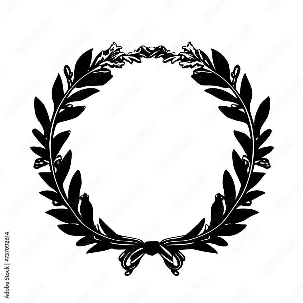 wreath SVG, wreath png, wreath frame, frame svg, frame illustration, wreath illustration, frame, vector, vintage, picture, empty, photo, border, wood, blank, decoration, gold, art, design, wooden, ant