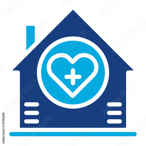 Home Care icon vector image. Can be used for Home Services.