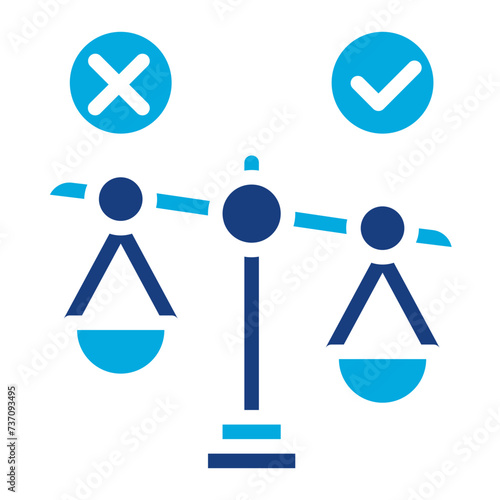 Discrimination icon vector image. Can be used for Human Rights.