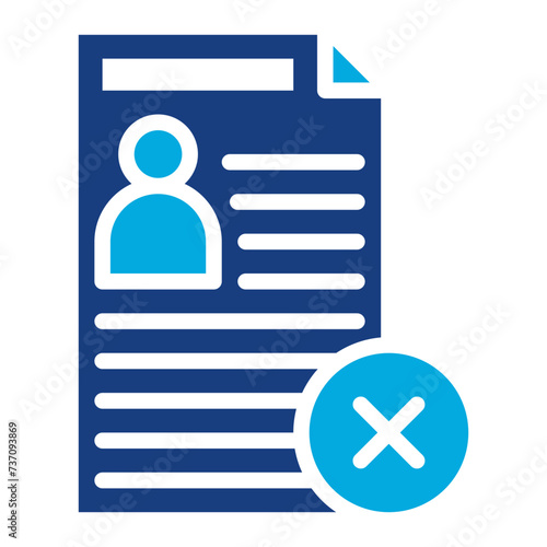 Rejection icon vector image. Can be used for Human Rights.
