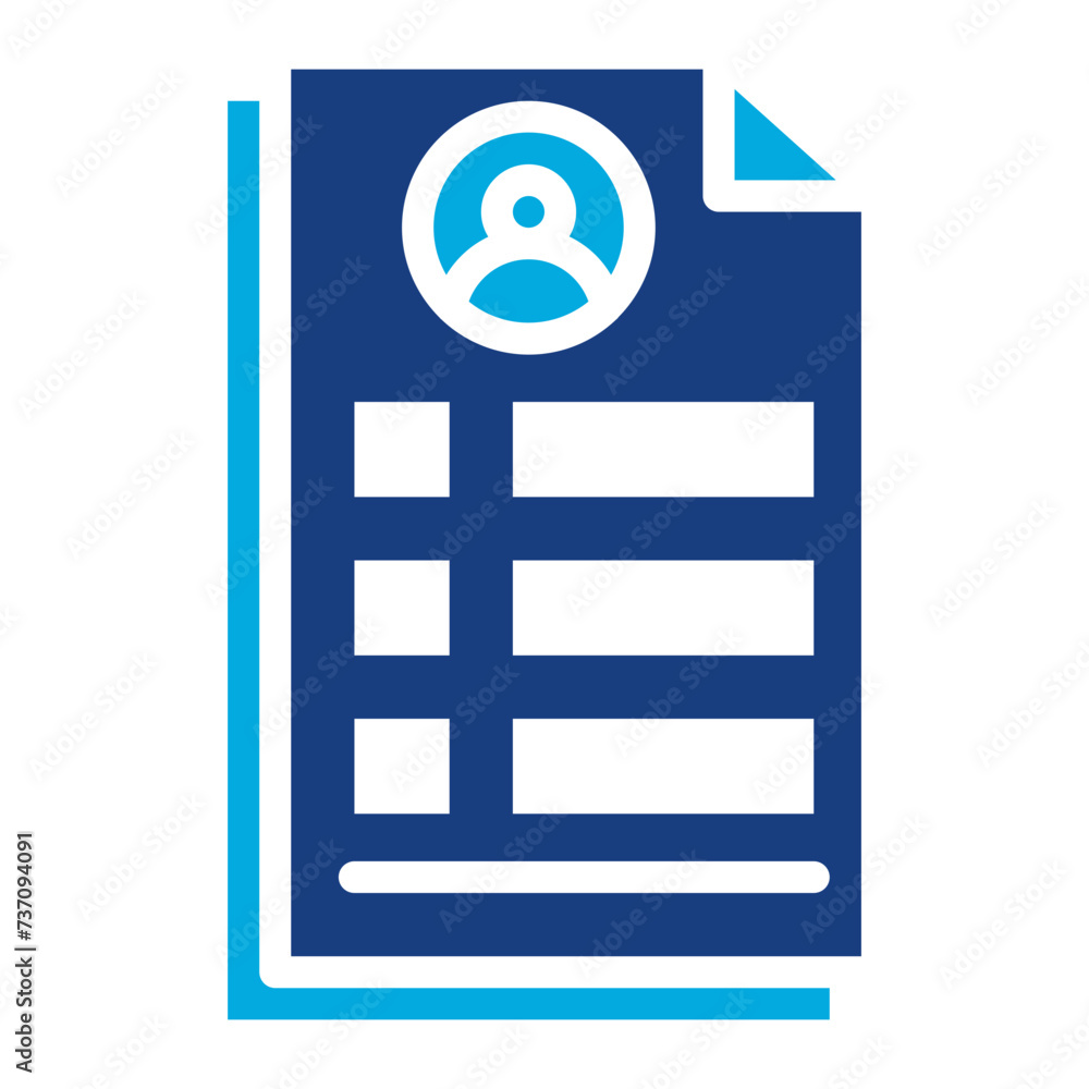 Business Profile icon vector image. Can be used for Human Resource. Business Profile icon vector image. Can be used for Human Resource.