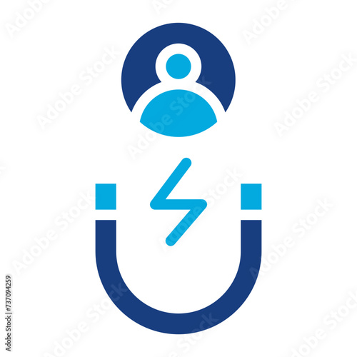 Candidate Attraction icon vector image. Can be used for Human Resource.