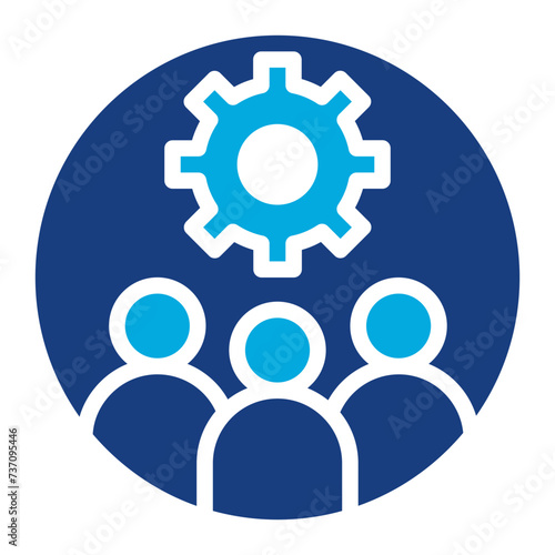 Team Skills icon vector image. Can be used for Product Management.