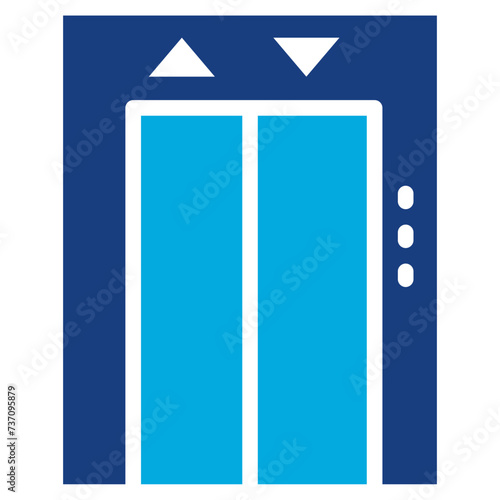 Lift icon vector image. Can be used for Nursing Home.