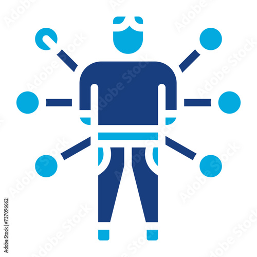 Skillset icon vector image. Can be used for Staff Management.