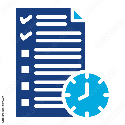 Working Schedule icon vector image. Can be used for Staff Management.