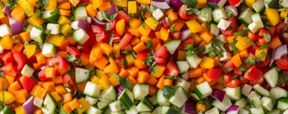background vegetable salad closeup. background vegetable salad closeup.