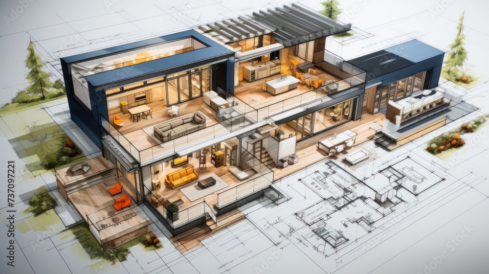 Visualize a comprehensive guide to building a house property ...