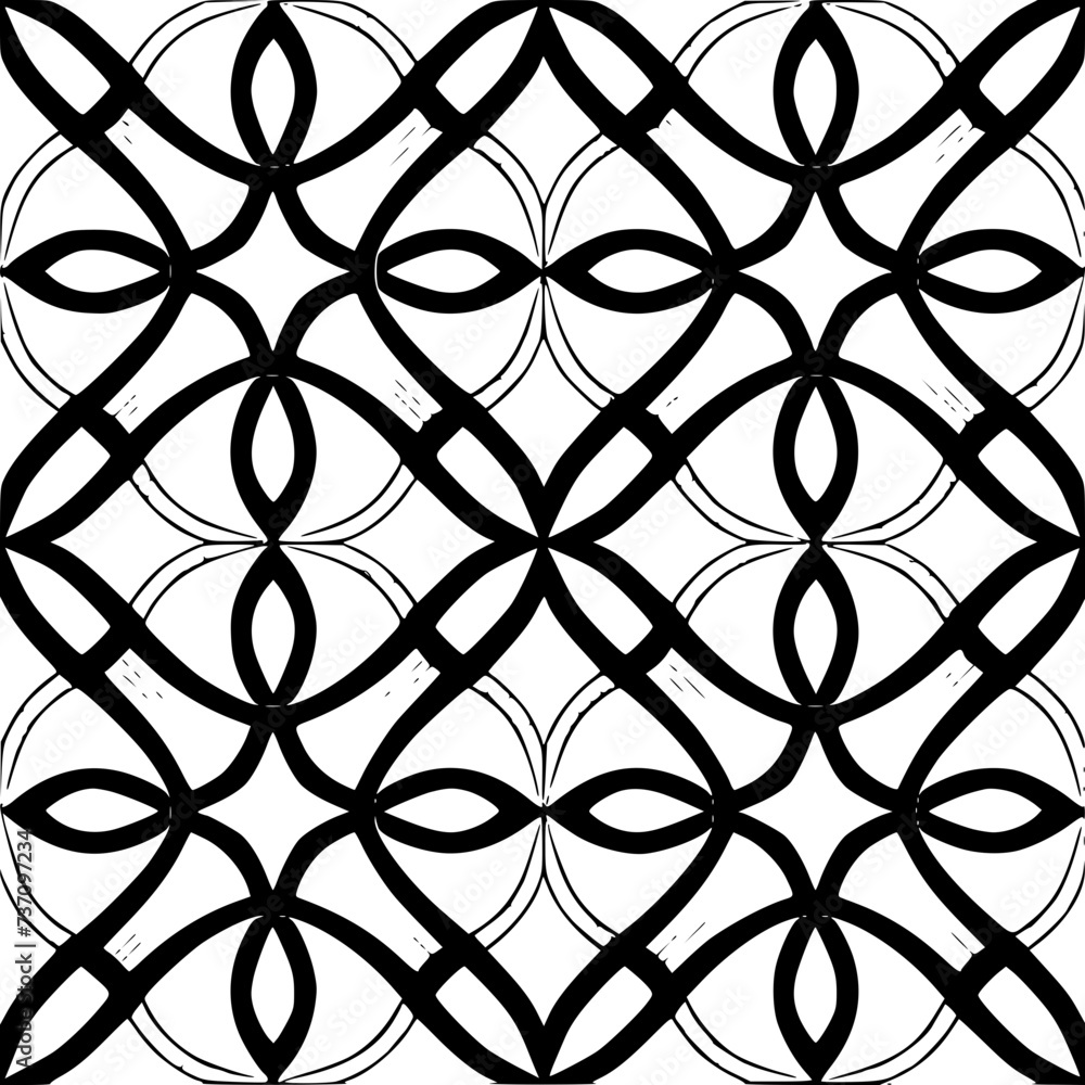 Fototapeta premium Abstract pattern, hand drawn geometric pattern, geometric seamless pattern, minimalistic seamless patterns, doodle lines pattern, texture, pattern, seamless, flower, vector, floral, wallpaper,
