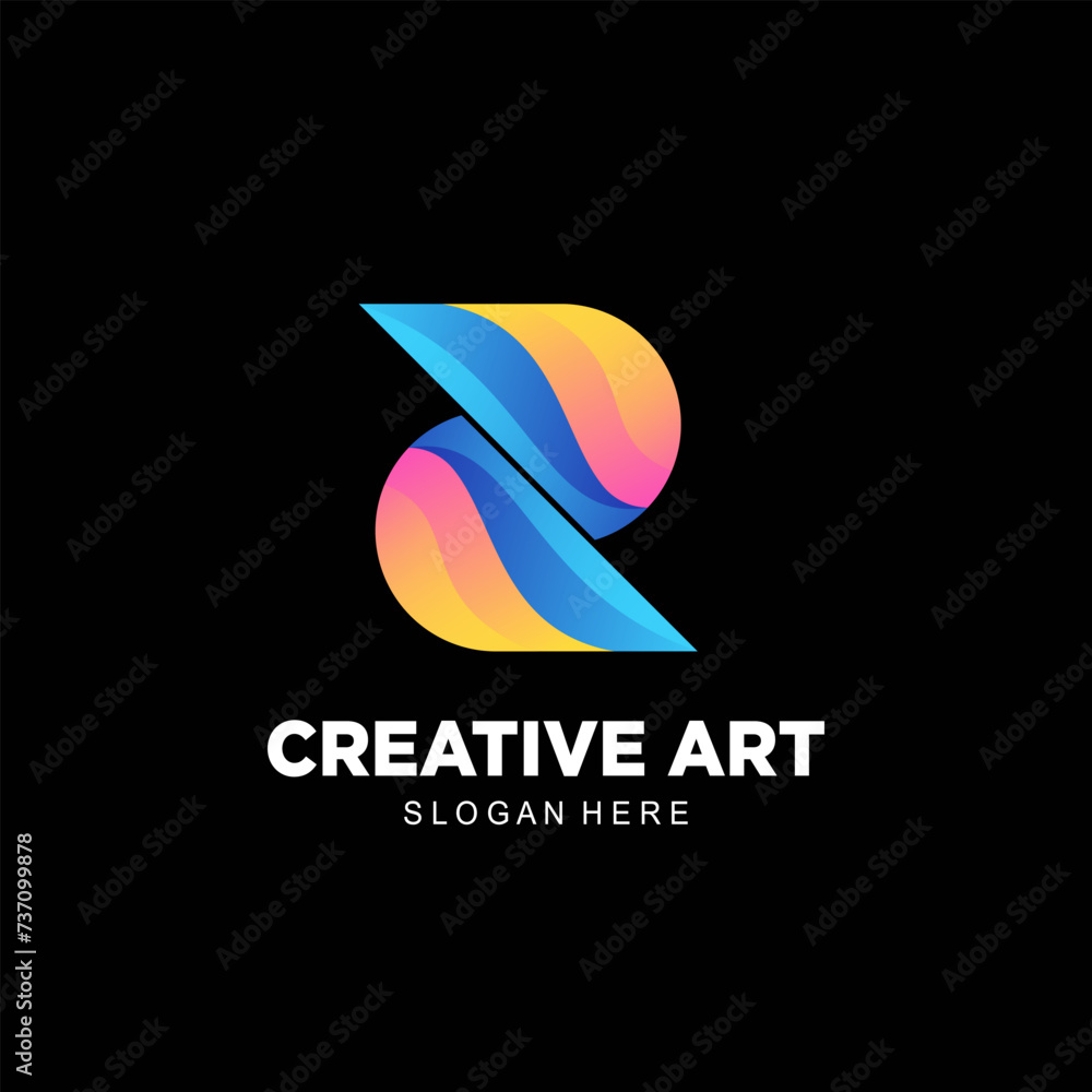 creative logo icon colorful gradient design creative logo icon colorful gradient design