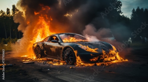 Supercar fire © Media Srock