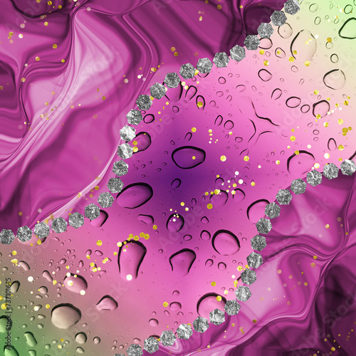 Fantasy Water Droplets Background 6