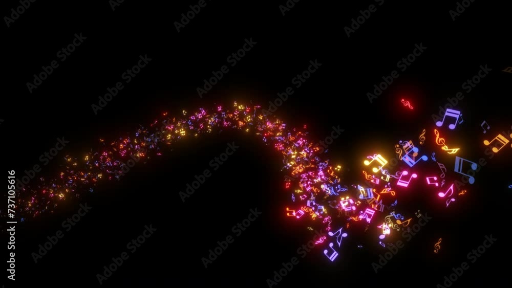 streaming music notes animation background streaming music notes animation background