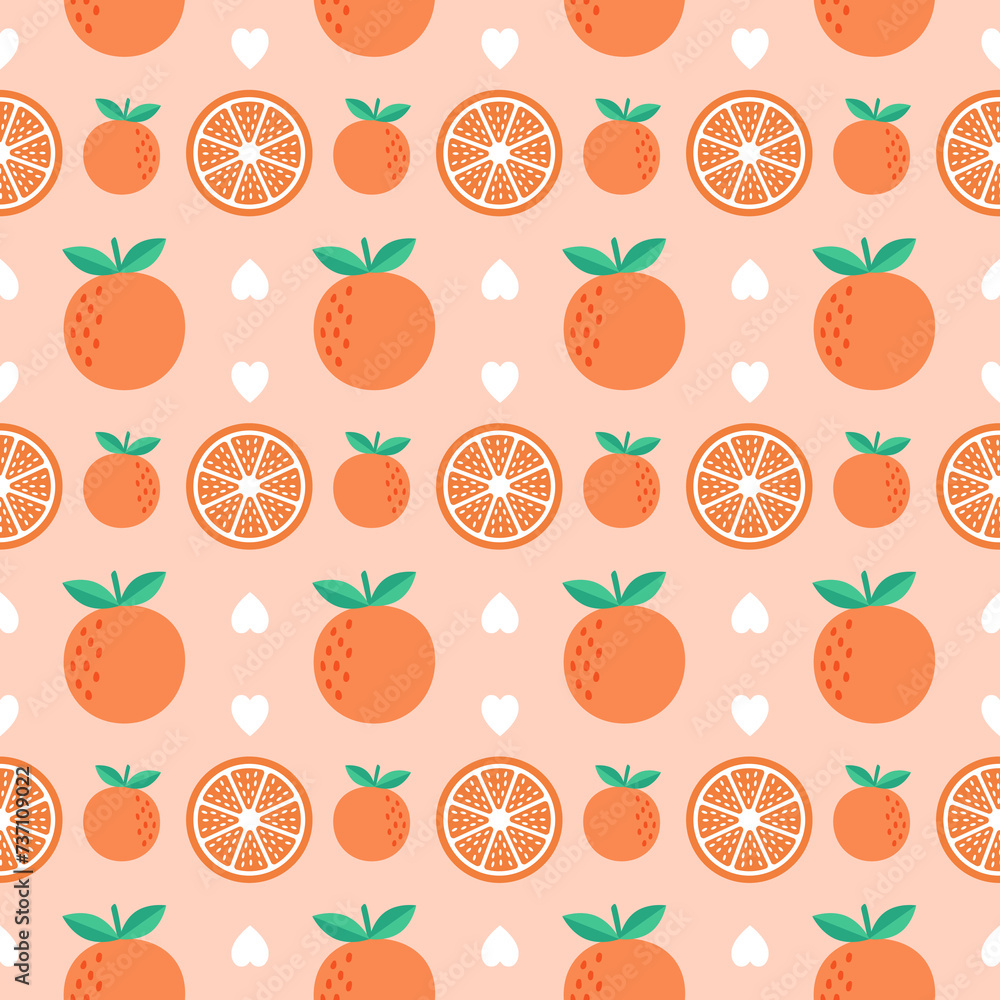 Orange Seamless Pattern 13 Orange Seamless Pattern 13
