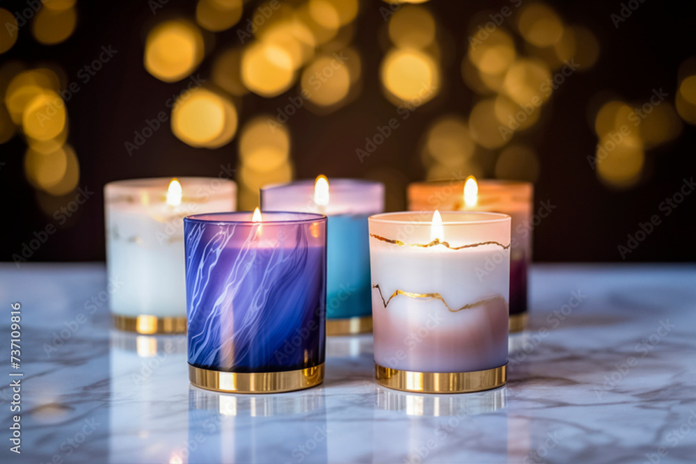 luxury candle line frosted glass luxury candle line frosted glass