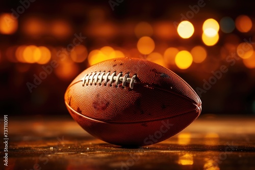 American football: a dynamic collision of strategy, strength, and skill, the essence of gridiron prowess, team unity, and the fervor of a quintessential American sport