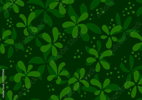 24021503 Green rounded shape on dark green background