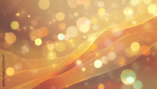 Background with opalizing organic soft flowing shapes, bokeh light, warm colours. 