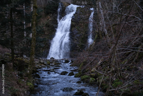 Obraz na płótnie Cascade eau Vosges w salonie