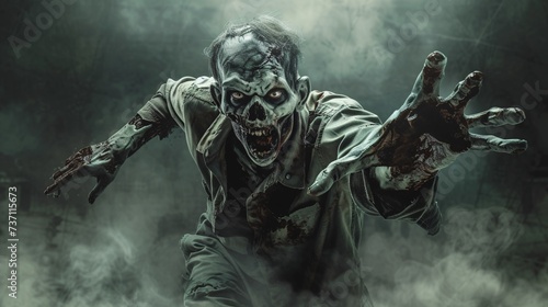 Zombie Apocalypse A Nightmare in October Generative AI