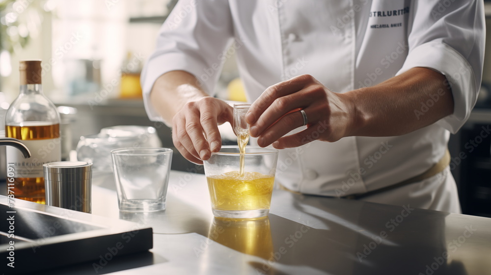 top chefs gracefully cooking in restaurant kitchen, photography from best ingredients top chefs gracefully cooking in restaurant kitchen, photography from best ingredients