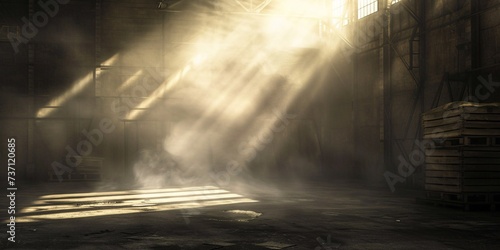 Sunlight Beams Through the Warehouse A Glimpse of the Future Generative AI © Bipul Kumar