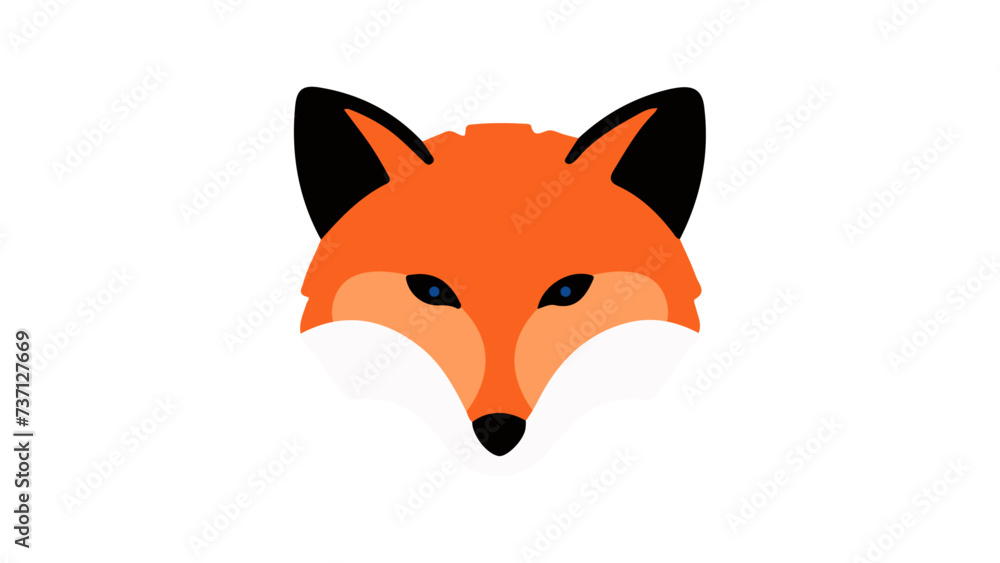red fox face red fox face