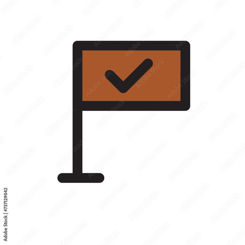 Bussines Management Project Filled Outline Icon Bussines Management Project Filled Outline Icon