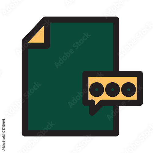 Arsip Document File Folder Filled Outline Icon