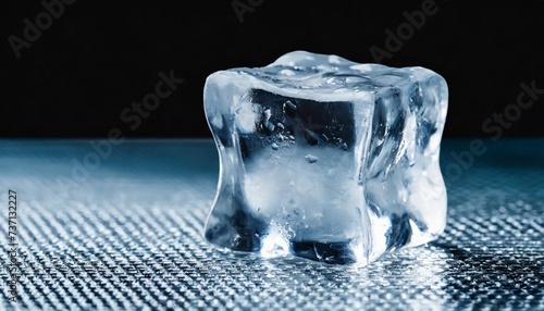 ice cube isolated on a transparent background