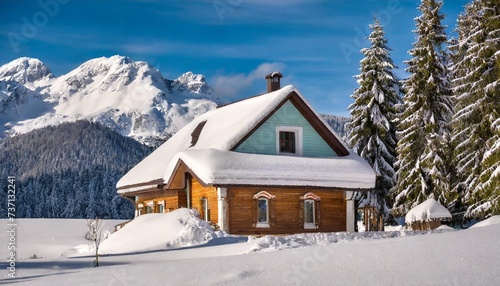 house in the snow © Marsha