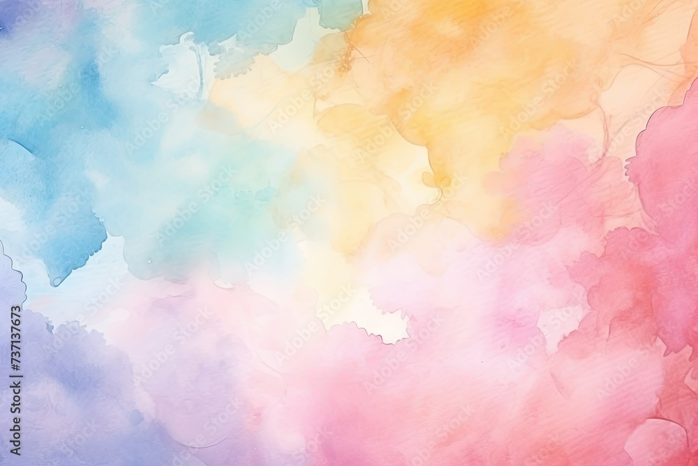 Abstract Colorful Watercolor and Oil Painting Gradient Texture Background