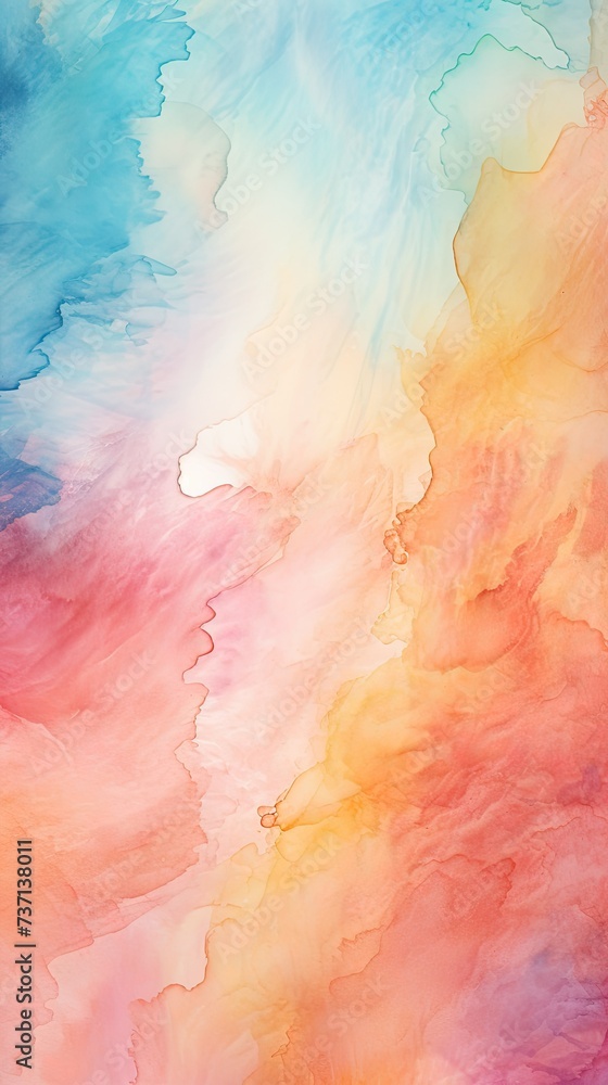 Watercolor Hand Painted Abstract Background with Oil Painting Gradient Texture wall, Drawing Wallpaper