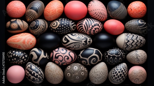 easter-eggs multi colored