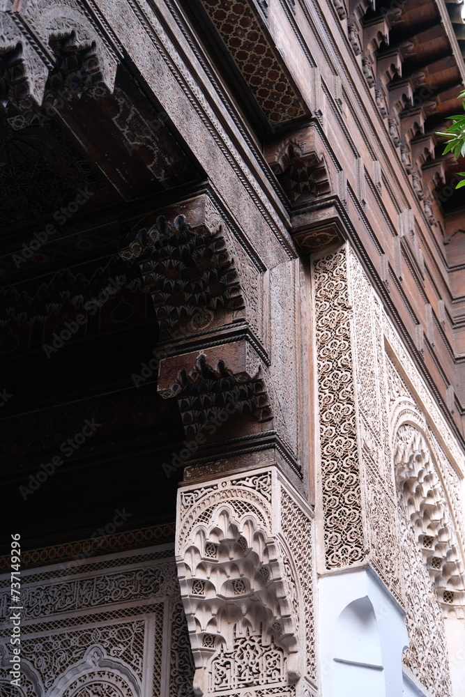 Architecture détail Marrakech Maroc